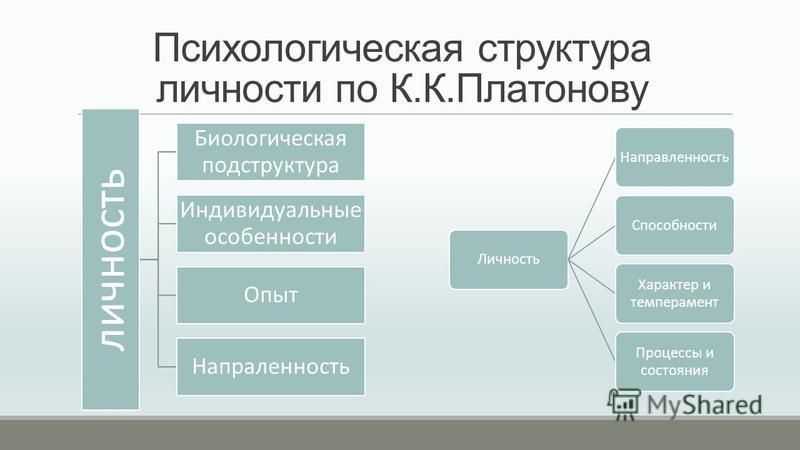 Концепция динамической функциональной структуры личности[26] . к. к. платонов