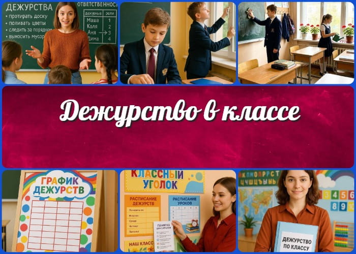 Дежурство в классе: как организовать без конфликтов (система распределения обязанностей, график, обязанности и практические решения для школы)