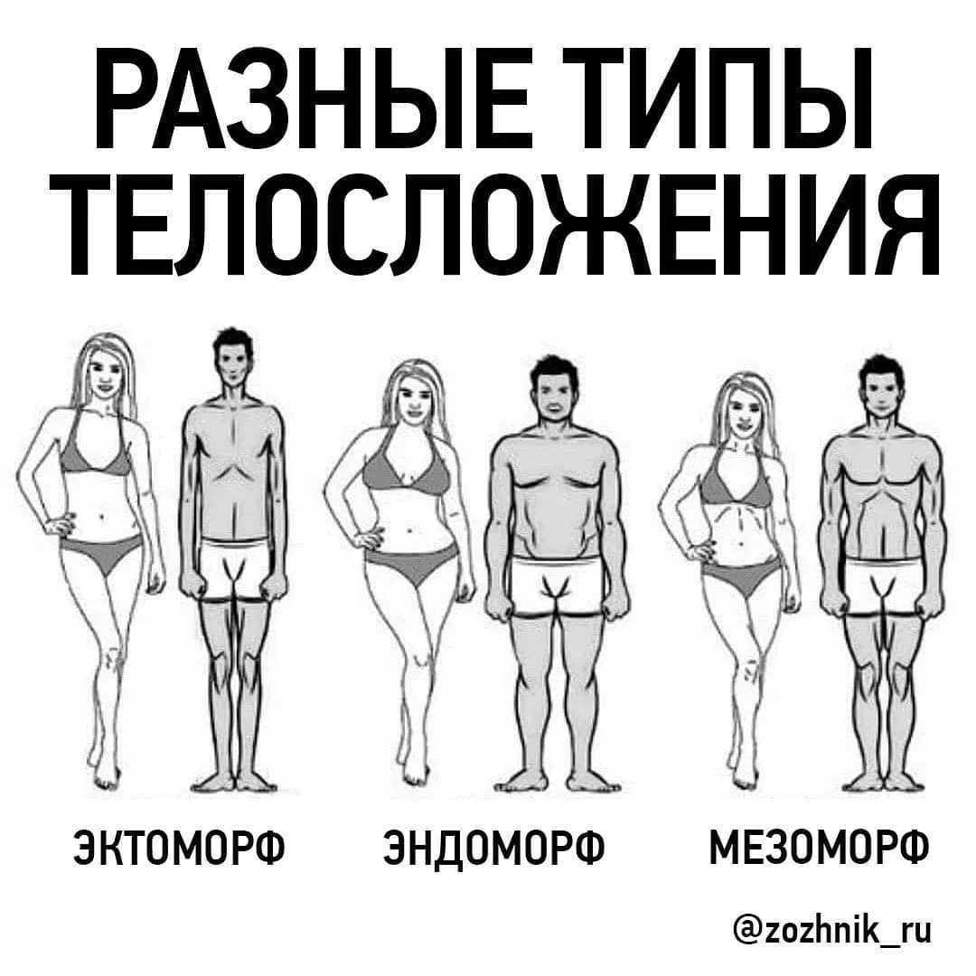 Астенический тип телосложения у мужчин и женщин