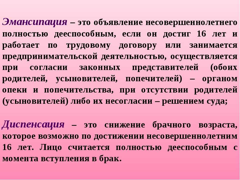Эмансипация — что это такое по отношению к женщинам, несовершеннолетним и другим ущемленным группам | ktonanovenkogo.ru