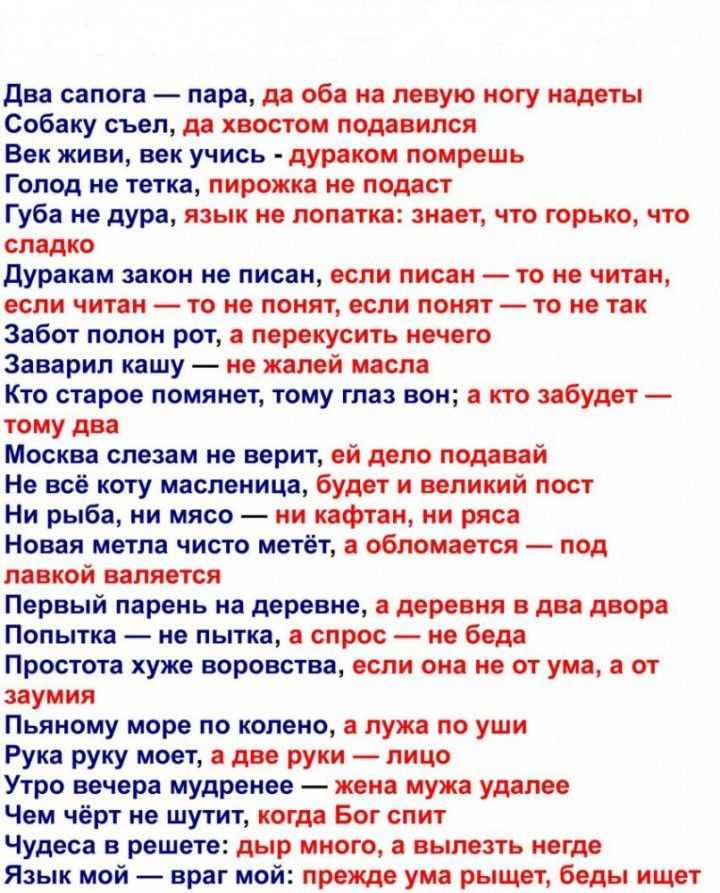 100 самых ярких русских народных пословиц и поговорок » notagram.ru
