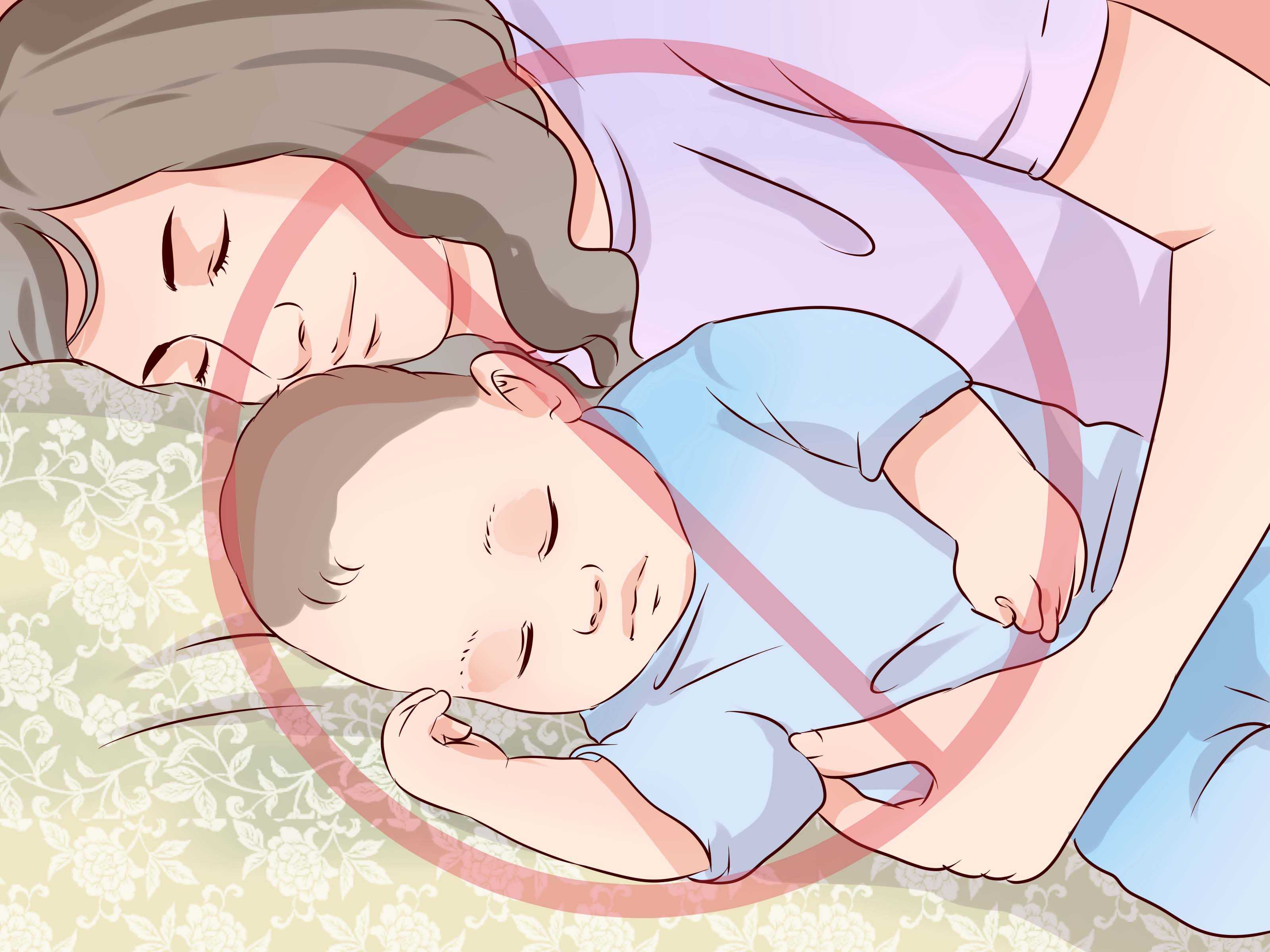 Как правильно укладывать новорожденного младенца спать днем и на ночь