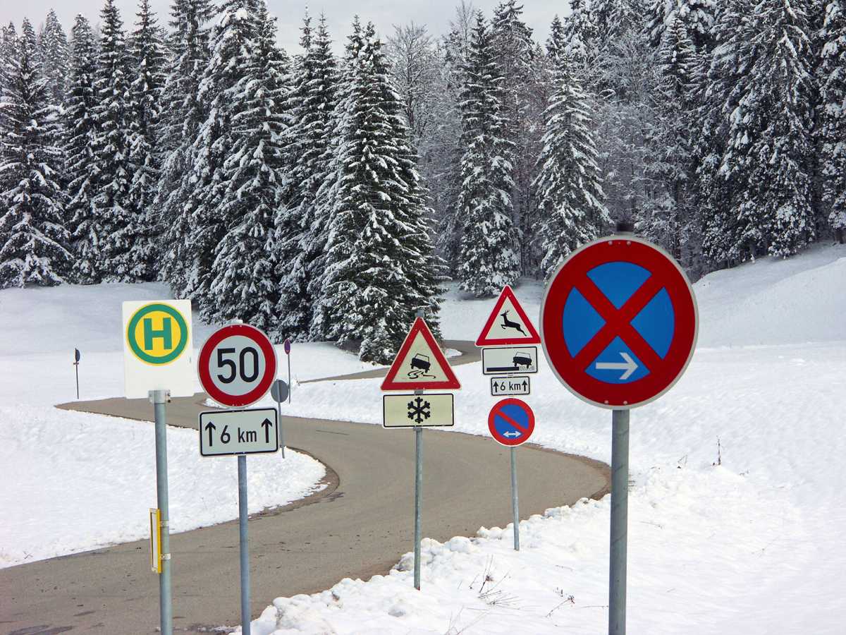 Дорожные знаки в разных странах