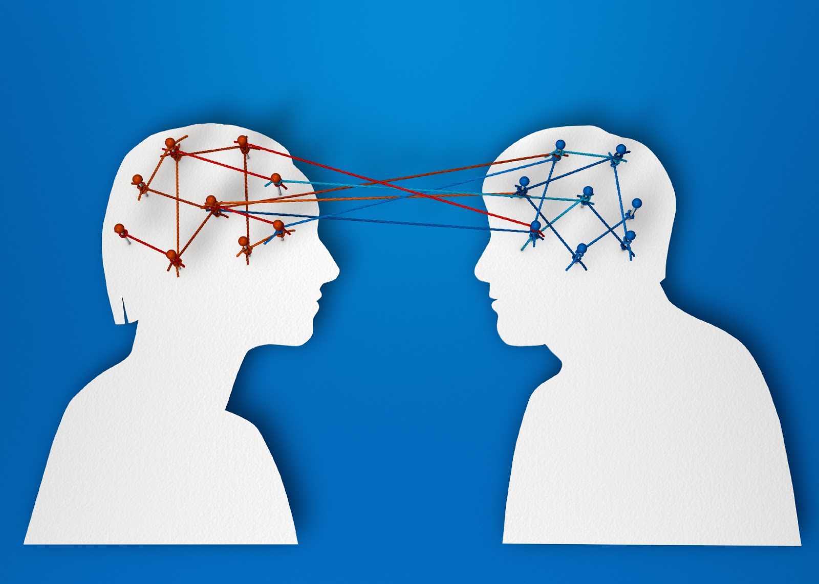 Ментальные друзья. Связь между людьми. Когнитивная эмпатия. Чтение мыслей. Взаимосвязь между людьми.
