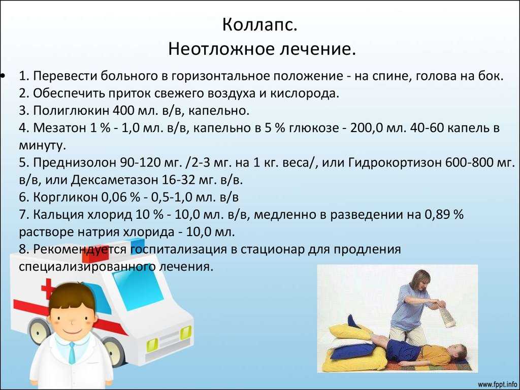 Обморок неотложная помощь презентация