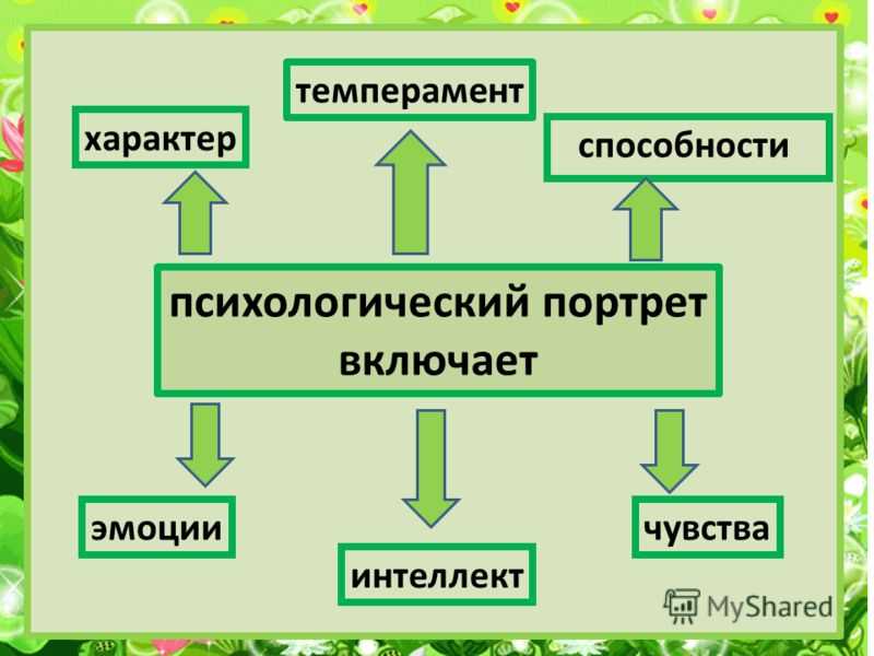 Психологический портрет личности образец написания готовый по психологии