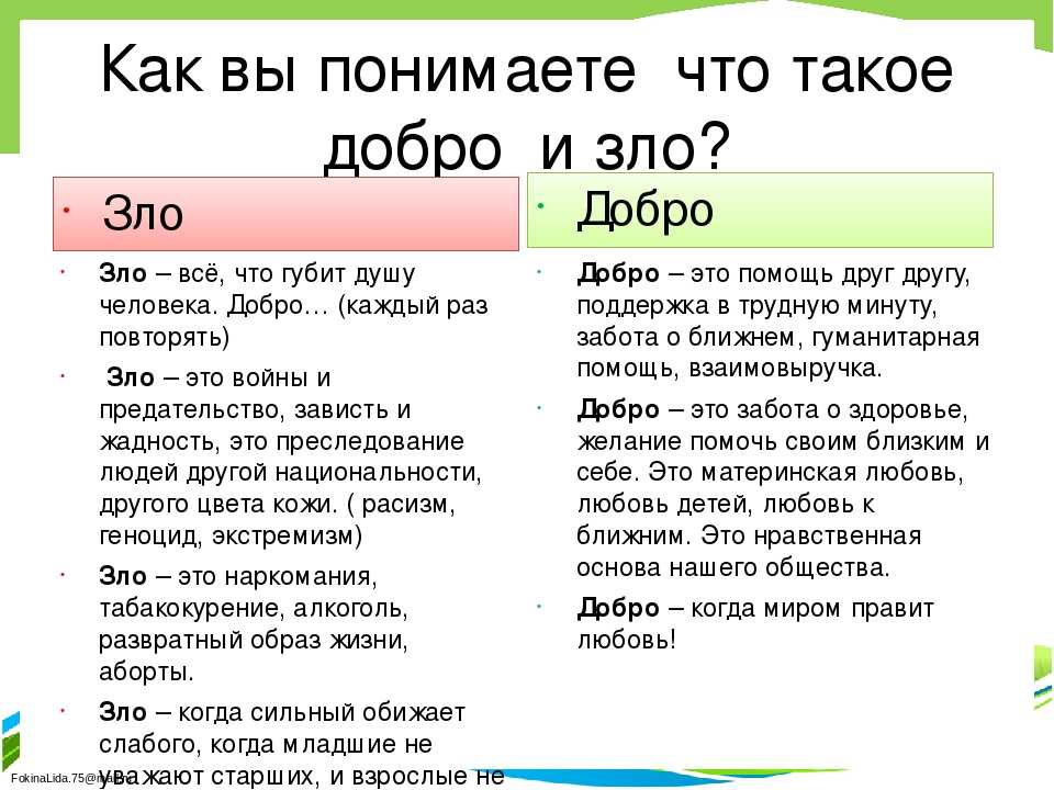 Проект что такое доброта 5 класс